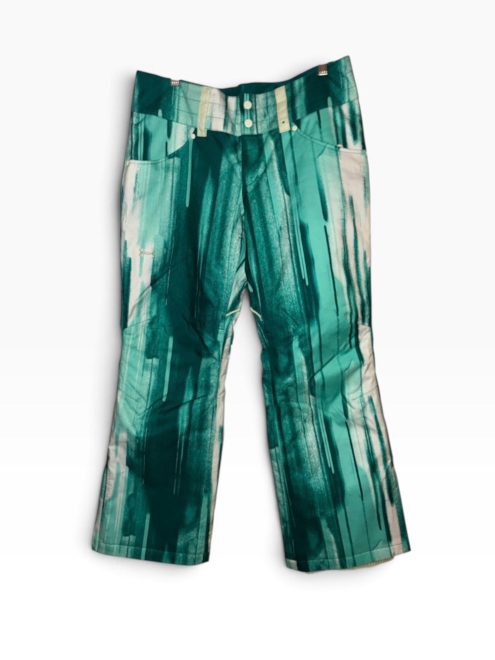 Under Armour Women's Pants Teal White Storm 3 Snowboard Skiing Snow Sz L